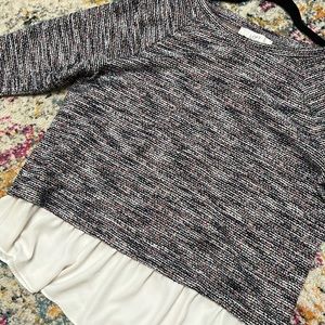 Loft Tweed Sweater Blouse